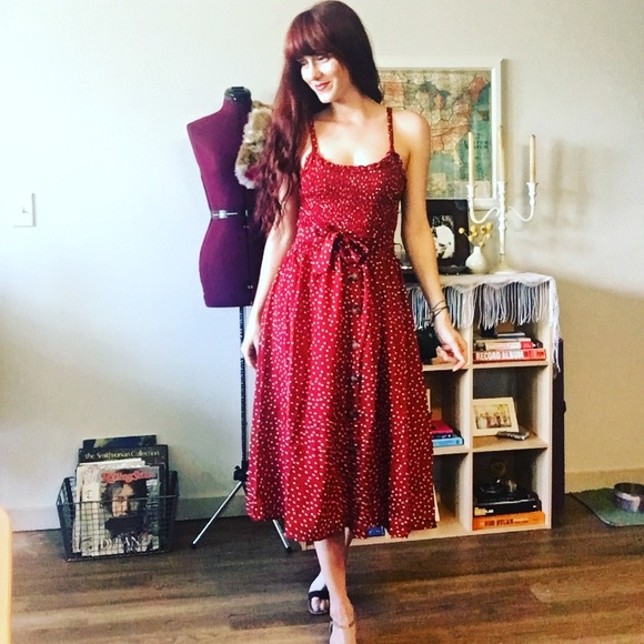 Aly Daly Dresses & Skirts - 🎉HP🎉 Red Polka Dot Dress
